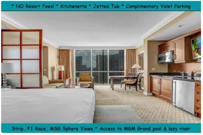 Signature Mgm Suite With Strip And Sphere View Las Vegas Exterior photo